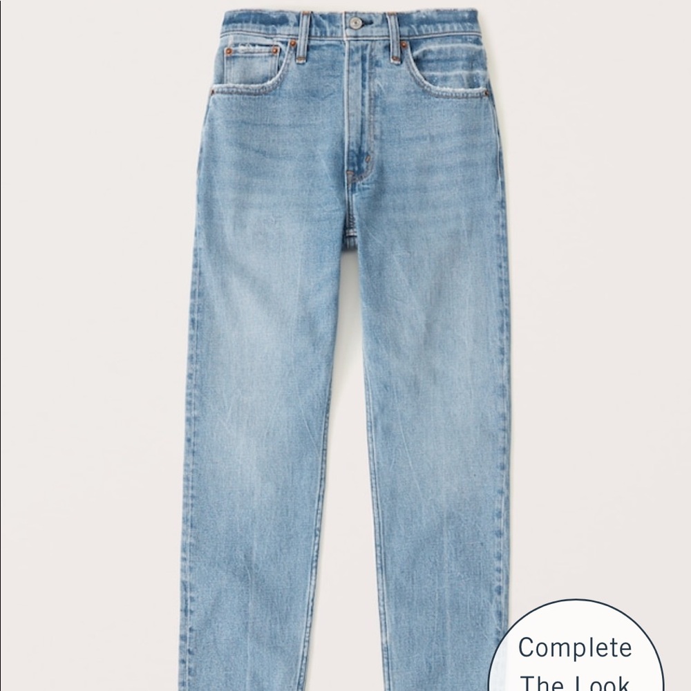 Abercrombie and Fitch High Rise Mom Jeans